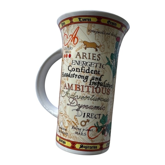 Vintage Aries Zodiac Mug – Astrology Gift - Picture 2 of 6